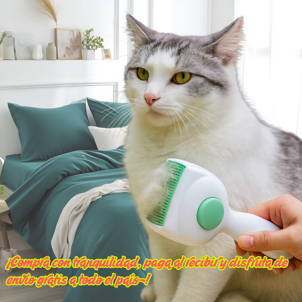 CEPILLO AUTOLIMPIANTE PARA MASCOTAS